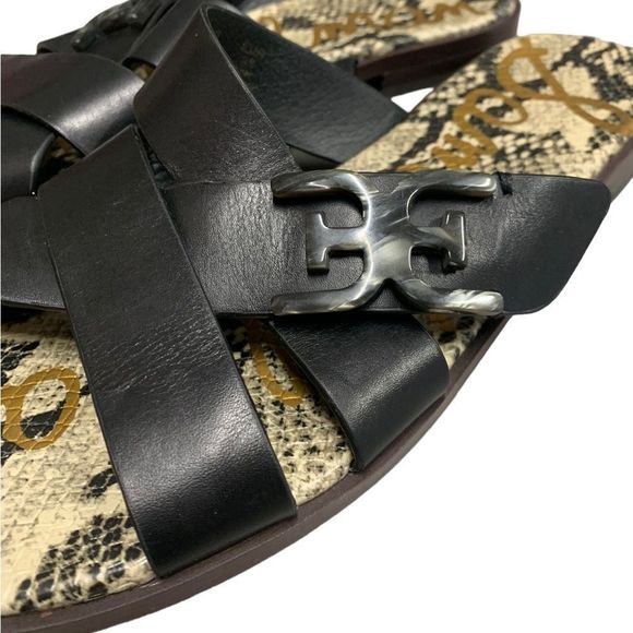 Sam Edelman Black Strappy Ezra Sandals | Size 9 - Picture 4 of 8